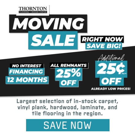 Moving Sale | Thornton Flooring